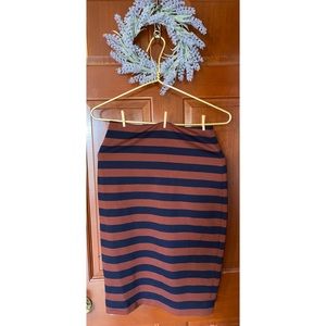 Women’s Striped Pencil Skirt, The Limited